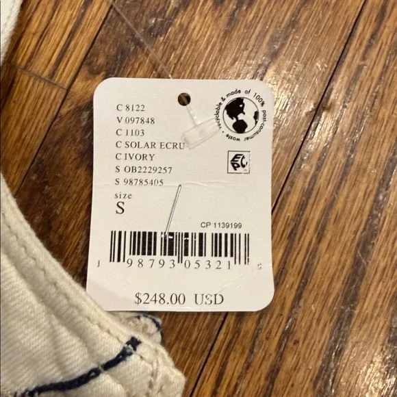 Free People We the Free Rising Sun Embroidered Overalls in Solar Ecru - Picture 9 of 10